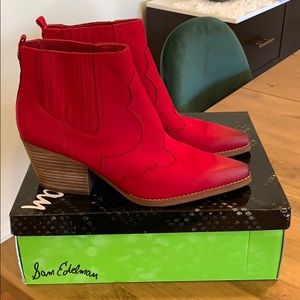 BRAND NEW Sam Edelman Winona Western Bootie